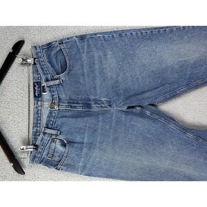 Eddie Bauer Denim Jeans Womens 12 Blue High Rise Tapered Classic Fit Vintage 90s